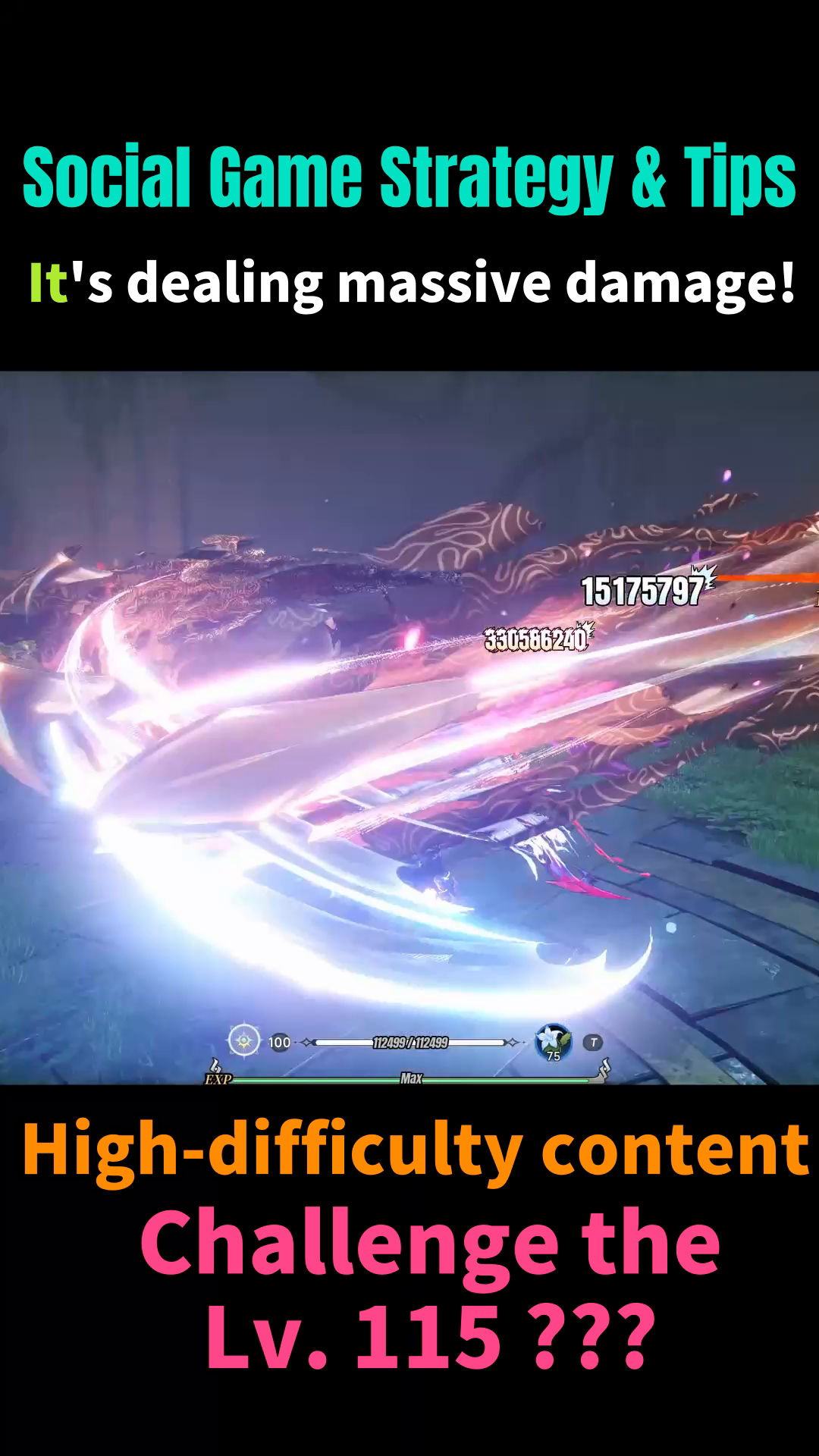 Demo of subtitles placed on a vertical short-form video.